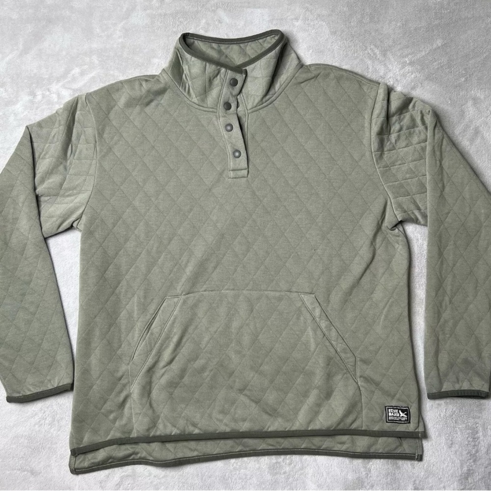 Eddie Bauer Pull Over Green Sweater‎